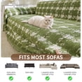 thumbnail image 2 of Smuge Couch Cover Sofa Covers Washable, Sectional Couch Covers L Shape Sofa towel Slipcovers Furniture Protector for Dogs Cats Pet(71"x 118", Green), 2 of 8