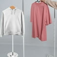 thumbnail image 4 of OUNONA Portable Metal Clothes Hanger Rack Adjustable Shirt Display Stand for Clothing, 4 of 8