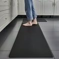 thumbnail image 1 of PVC Washable Kitchen Mat Gray Vinyl Non-slip Carpet Waterproof Oilproof Long Rug For Floor Balcony Laundry Room Entrance Doormat Home Decor, 1 of 6