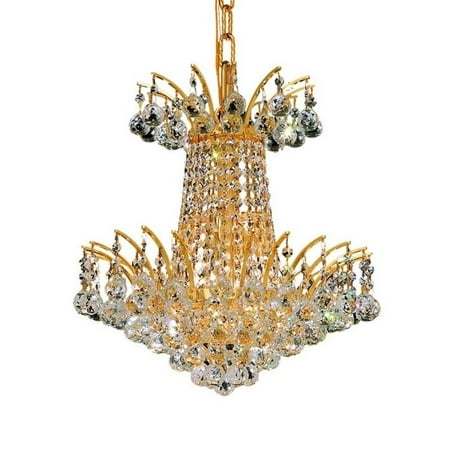 Elegant Lighting Victoria 16 4 Light Elements Crystal Chandelier Elegant Lighting Victoria 16 4 Light Elements Crystal Chandelier