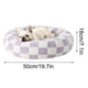 thumbnail image 2 of Cama para perro mediano | Cama elevada redonda de 50 x 50 cm para aliviar la ansiedad | Cama lavable de interior con forma de donut para perros medianos, 2 of 5
