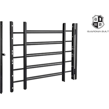Grisham Pp-Spag Window Guard (5-Bar, Black)