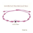 thumbnail image 3 of 24PCS Matching Couple Bracelets Evil Eye Heart Charm Pink Lucky String Bracelets Mexican Braclets Green Rope San Judas Bracelet Virgin Mary Amulet Gift for Women Men, 3 of 12