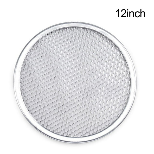 Chendee 8-16Inch Thickened Aluminum Pizza Mesh Plate Pizza Plate Baking For Mold,12 Inch