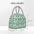 thumbnail image 2 of Fotbe Cactus Plants Pattern Lunch Bag , Insulated Lunch Box, Small Leakproof Cooler Food Lunch Containers Reusable Lunch Tote Bags, 2 of 6