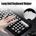 thumbnail image 7 of Bubble Stickers for Keyboard, 100Pcs Keyboard Bubbles for Long Nails, Keyboard Stickers for Long Nails, Reusable Nail Protection Particles Raised Keyboard Cover (0.31 * 0.1in), 7 of 7