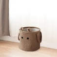 thumbnail image 4 of Cesta para juguetes de perro, organizador de almacenamiento para mascotas, contenedor de almacenamiento de accesorios, juguetes para mascotas Café M, 4 of 7