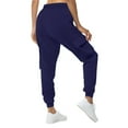 thumbnail image 6 of JJHGVB Baggy Sweatpants Drawstring Pants Women Cotton Sweatpants Comfy Pants Dressy Pants Work Trousers for Women Pants Women Trendy Dark Blue L, 6 of 9