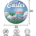 thumbnail image 2 of GZHJMY Easter Eggs Round Placemasts Set of 4, Non-Slip Heat Resistant Place Mats Washable Kitchen Dining Table Mats, 15.4", 2 of 5