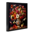 thumbnail image 2 of Stupell Industries Eclectic Harmonious Bouquet Composition Black Floating Frame Canvas Art, 25 x 25, by Lazar Studio, 2 of 8