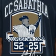 thumbnail image 4 of Men's New Era CC Sabathia Navy New York Yankees 2025 National Baseball Hall of Fame Graphic T-Shirt, 4 of 6