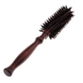thumbnail image 2 of Brosse à Cheveux Ronde en Baril de Bois Résistante à la Chaleur, Peigne Brosse de Massage du Cuir Chevelu Roulée pour S, 2 of 6