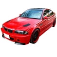 thumbnail image 3 of Ikon Motorsports Compatible with 01-06 BMW E46 M3 Only CSL Style Front Bumper Lip Splitter 2PC - CF, 3 of 3