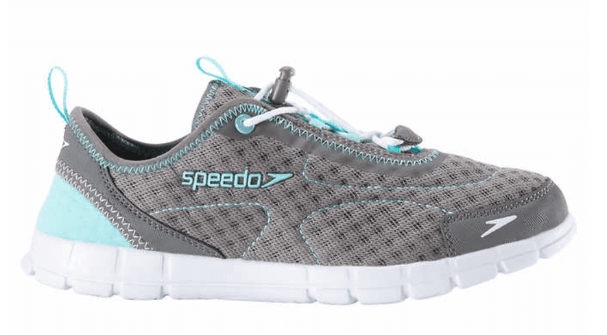 Speedo Women's Hybrid Watercross Water Shoe, Light Grey 