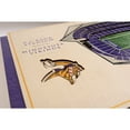 thumbnail image 4 of Minnesota Vikings 17'' x 13'' 5-Layer StadiumViews 3D Wall Art, 4 of 5