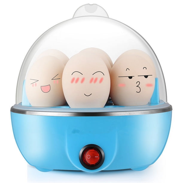 sartén de huevos: Olla eléctrica para huevos con capacidad para 6 huevos, apta para huevos pasados por agua, escalfados, revueltos o tortillas, con función de apagado automático, talla única ER