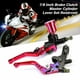 thumbnail image 2 of Palancas de Embrague DYNWAVEMX Cilindro Maestro de Freno Ajuste Universal 7/8 Pulgadas Rojo, 2 of 8