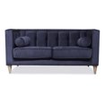 thumbnail image 1 of Love Seat Poole SofaMatch, Tela Quantum, Patas Natural azul, 1 of 5