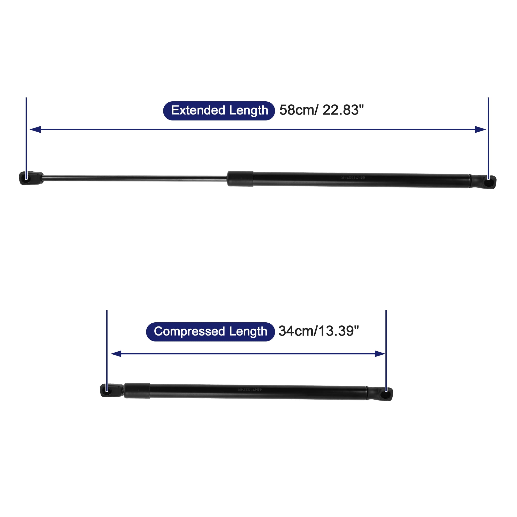 Unique Bargains Front Hood Lift Support Struts Gas Spring No.654713274R for Dacia Sandero
