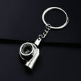 thumbnail image 1 of Keychain Automotive Part Car Gift Key Chain Ring Car modification turbocharged keychain Metal Turbo Keychain Pendant（color：silver, 1 of 2