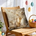 thumbnail image 3 of Djunllk Pillow Covers 18x18, Spring & Easter Cozy & Breathable Holiday Home Farmhouses Decorative Pillowcases, 3 of 6