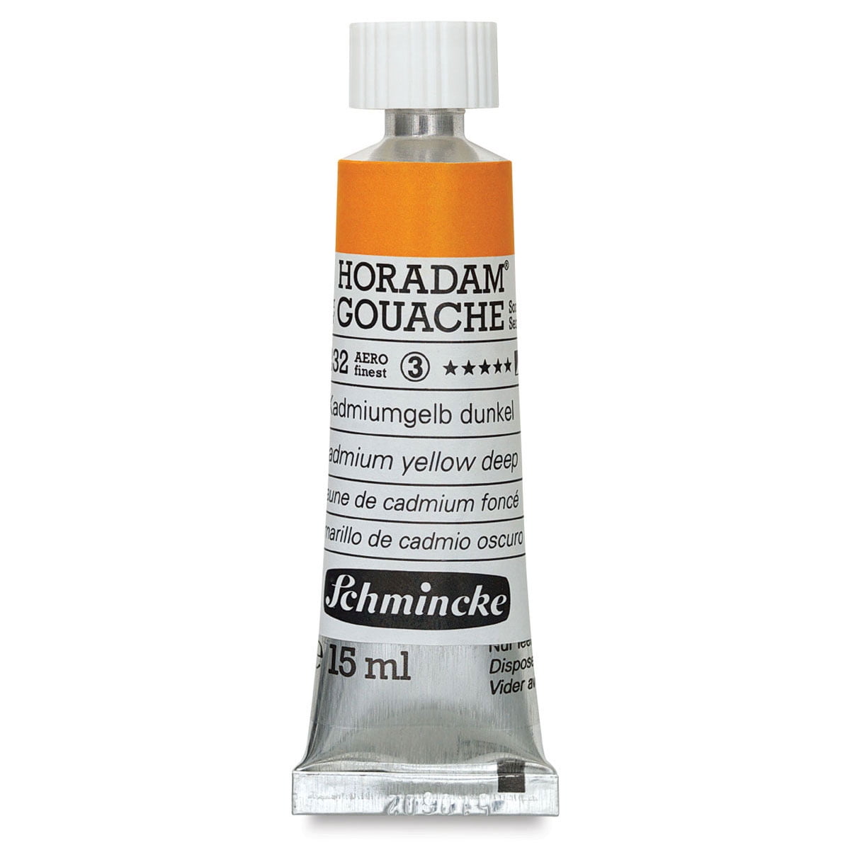 Schmincke Horadam Artist Gouache - Cadmium Yellow Light, 15 ml tube