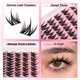 thumbnail image 2 of Kit de racimos de pestañas Fyonas Lash Manga C Curl, 80 unidades con pegamento, 2 of 8