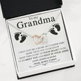 thumbnail image 6 of Grandma Gift - Mom to Grandma Necklace with Meaningful Message Card Inside, First Time Grandma Gift for Mothers Day, Pregnancy Announcement, 6 of 8