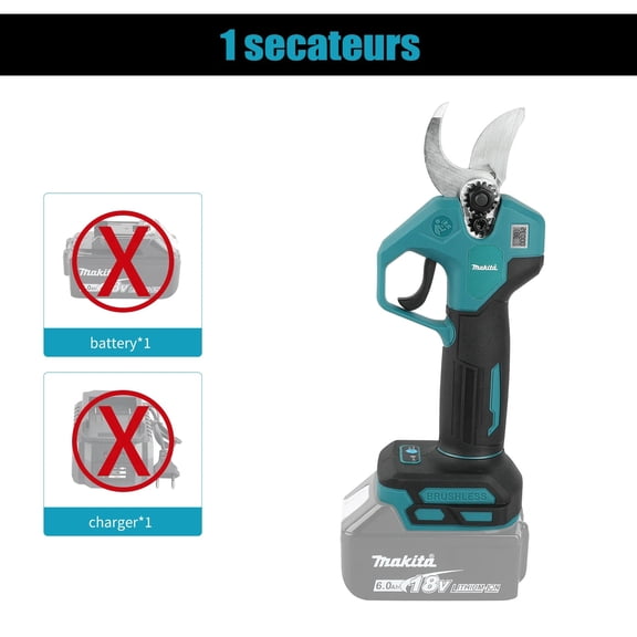 Makita 45mm Brushless Electric Pruning Shears 2 Gear Cordless Garden Fruit Tree Bonsai Beautify Tool For Makita 18V Battery Pin