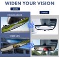 thumbnail image 3 of Wide Rear View Race Mirror Convex Mirror with Clamp Compatible for ATV UTV Polaris RZR XP S, 3 of 7