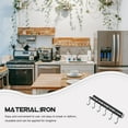 thumbnail image 4 of KALLORY Organizador Colgante Negro Para Tazas Y Utensilios Con Sin Perforación Para Cocina, 4 of 8