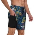 thumbnail image 2 of Fotbe Halloween Elements Men’s Swim Trunks Quick Dry Swim Shorts Board Shorts with Mesh Lining-3X-Large, 2 of 9
