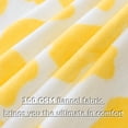 thumbnail image 6 of Cozy Twin Blanket Lemon Bright Light Yellow Bed Blanket Twin Size Warm Fuzzy Plush Fleece Blanket Yellow Decorative Blanket for Bedroom Livingroom, 6 of 6