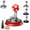 Red, variant on Solar Rotating Football Car Air Freshener, Powered Aromatherapy Rotating Dashboard Fragrance Ball, Wireless Match Day Football Car Interior Decoration, Reusable Car Vent