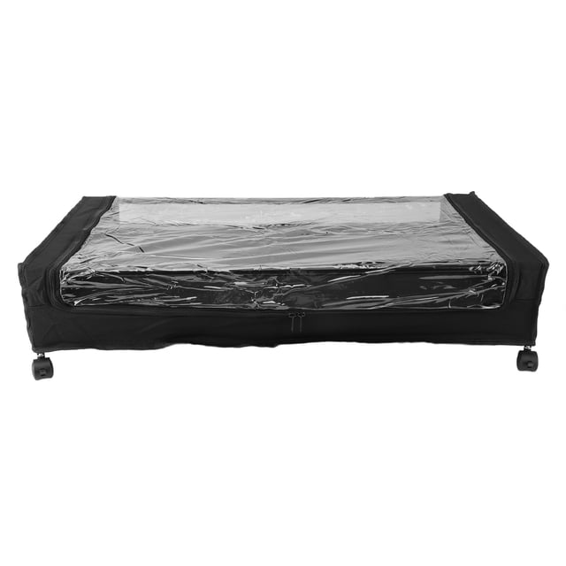 Caja De Almacenamiento Debajo De La Cama Con Ruedas, 56 L 32 Pulgadas De Largo X 17 Pulgadas De Ancho X 6 Pulgadas De Alto, Bolsas De Almacenamiento Con Cremallera Con Ruedas,