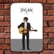 thumbnail image 3 of Placa de Metal Vintage de hierro Wdftyju Bob Dylan 20x30cm, 3 of 9