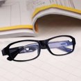 thumbnail image 3 of Lunettes de Lecture 450 Degrés Verres Optiques Cadre en Résine Fleur de Haricot Unisexe, Rouge, 3 of 5