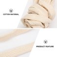 thumbnail image 3 of CRILSTYLEO 1Par Cordones Planos De Encerado Beige Para Zapatillas Y Diario, 3 of 8