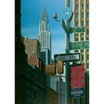 thumbnail image 3 of Peyret, Eric 18x24 Black Modern Framed Museum Art Print Titled - Chrysler from 2nd Avenue, 3 of 5