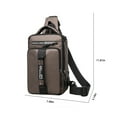thumbnail image 3 of VOAVEKE Backpacks For School,School Supplies, Multifunctional Crossbody Bag, Strap Backpack Bag Shoulder Chest Bag With USB Charging Port, 3 of 4