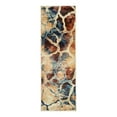 thumbnail image 3 of Unique Loom Mystic Collection Area Rug - Fitz Roy (2' x 6' 1" Runner Brick Red/Brown), 3 of 7