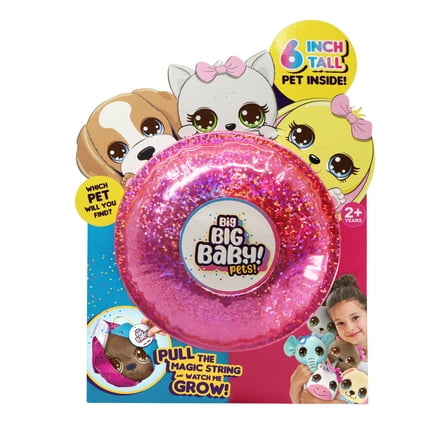 BIG BIG BABY 6" EXPANDABLE PLUSH PETS