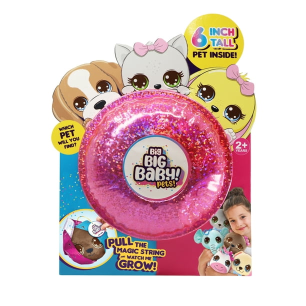 BIG BIG BABY 6" EXPANDABLE PLUSH PETS