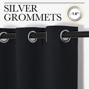 Dreamfair 2 Panels Blackout Curtains 52 x 84, Thermal Insulated Room Darkening Curtains for Bedroom & Living Room