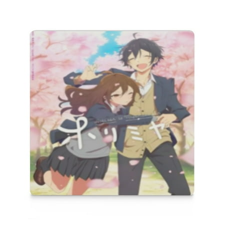 

Hori-san and Miyamura-kun Ceramic Coasters 4 Pcs These coasters are perfect for decorating your kitchen living room bedroom or office restaurant and bar 4.1inx4.1in.