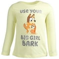 Bluey Bingo Toddler Girls 2 Pack Long Sleeve TShirts Toddler to Big