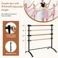 thumbnail image 4 of 4 Foot Portable Freestanding Double Ballet Barre, 4 of 8