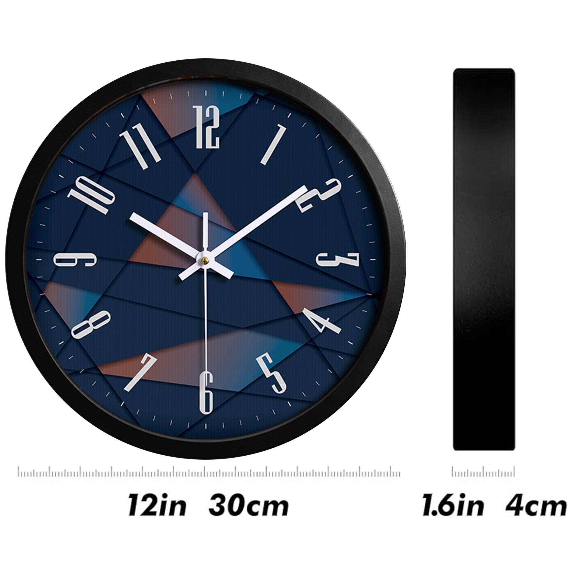CozySound Wall Clock Silent Non Ticking 12 Inch for Home/Kitchen/Office/Classroom/School Clocks