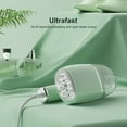 thumbnail image 6 of Leyfeng Handheld Steamer for Clothes Horizontal and Vertical Steaming 1000W 100ml Detachable Water Tank Fast Heat-up Foldable Handheld Fabric Steamer Wrinkles Remover with Brush for Garments, 6 of 8