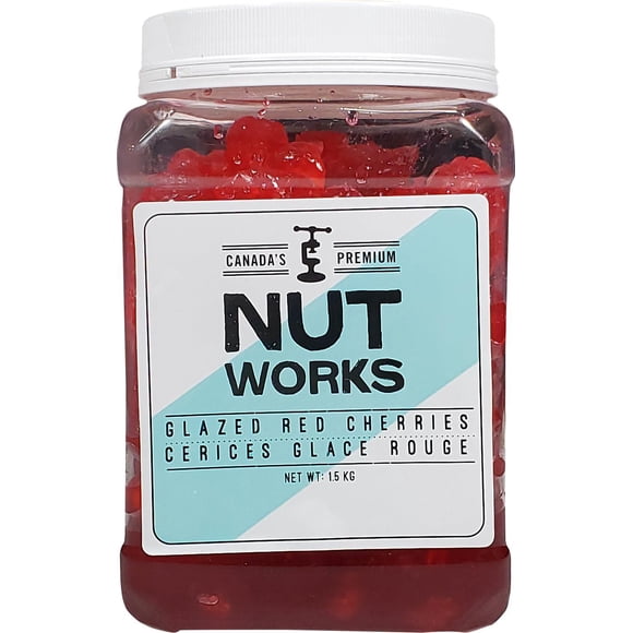 Harvest - Ingrédients Cerises Rouges Glacées - 1,5 kg - 1 Unité - Cerises Confites Éclatantes et Sucrées pour la Pâtisserie et la Confiserie Professionnelles (1 Unité)